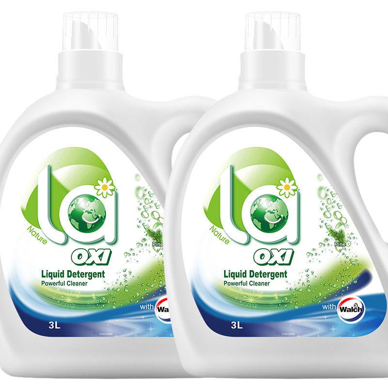威露士walch抗菌有氧洗洗衣液3lx2瓶杀菌洗衣液松木清香深层去渍洗衣