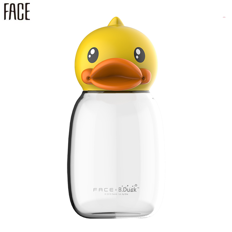 B.DUCK&face儿童水杯 BD- P1 350ml Tritan材质 夏季便携随手杯 幼儿园宝宝防摔水壶塑料杯
