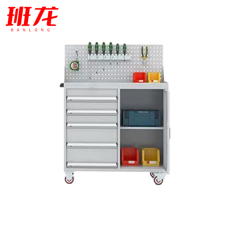 班龙重型工具柜五抽一门台高清大图