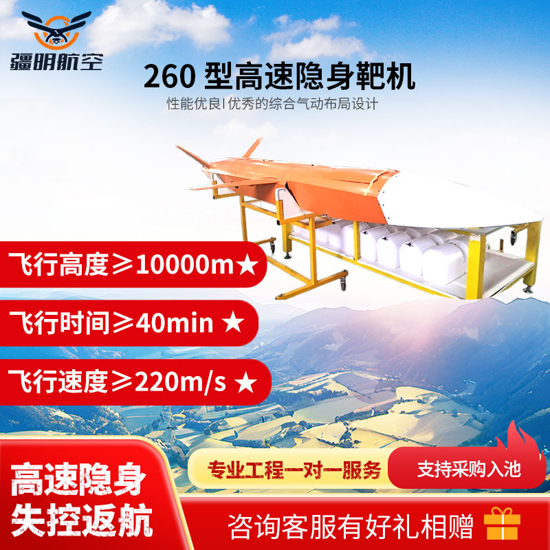 疆明航空 JM-260型高速隐身靶机