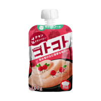 日本(Hell's Kitchen)咕噜酱成猫幼猫湿粮猫咪零食猫条肉泥肉羹肉酱罐头猫酱餐包猫湿粮牛肉松茸 【新包装乳酸菌】鸡肉蔓越莓100g