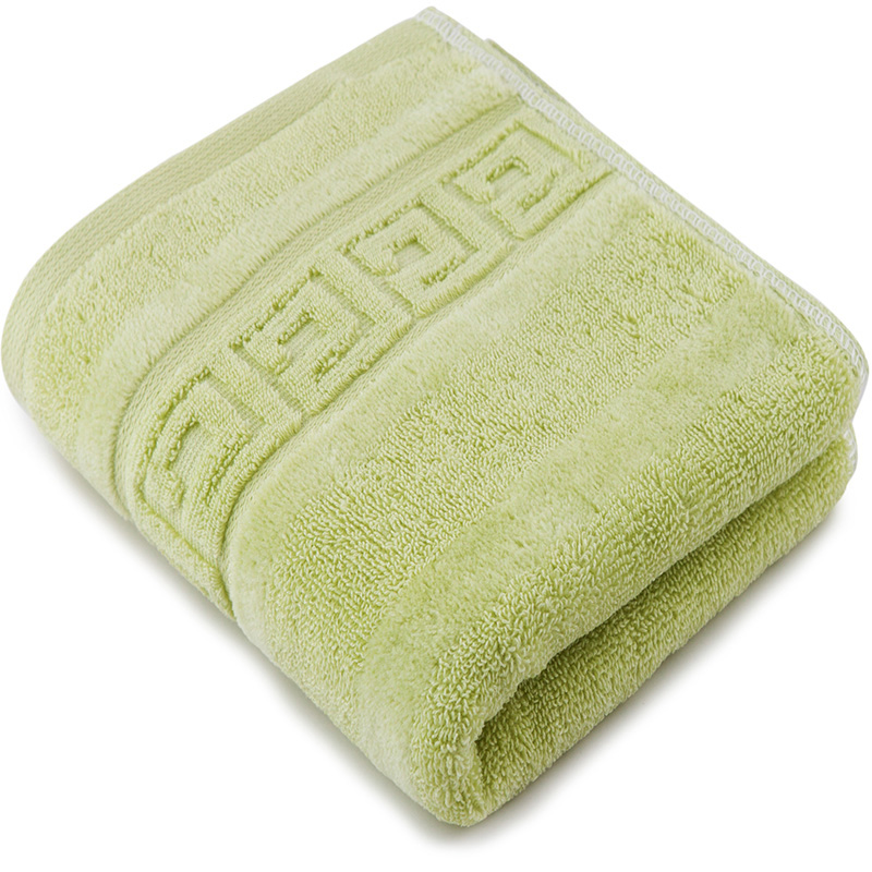 三利 精梳纯棉 A类 婴儿可用 吉祥缎档 割绒方毛浴巾三件套 礼盒装高清大图