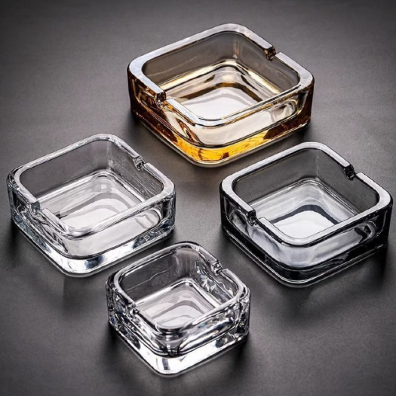 未易 玻璃缸家用客厅办公室酒店专用透明15CM*15CM高清大图