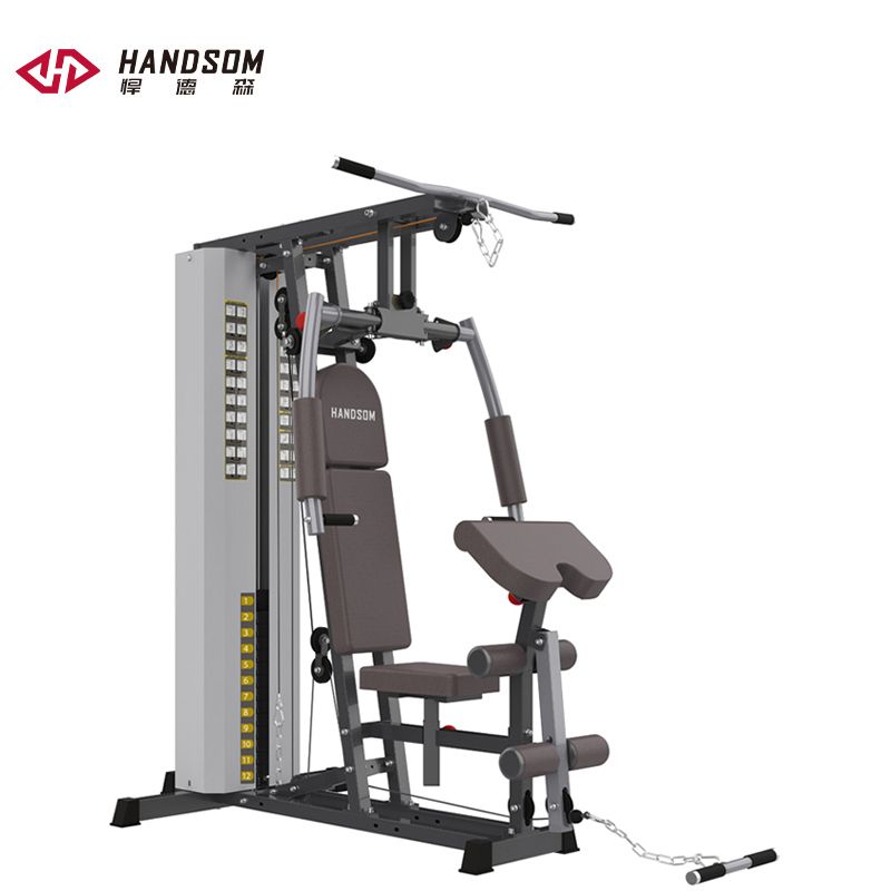 悍德森 力量型训练器 (单人站)HS-6200 全包围铁制保护罩高清大图
