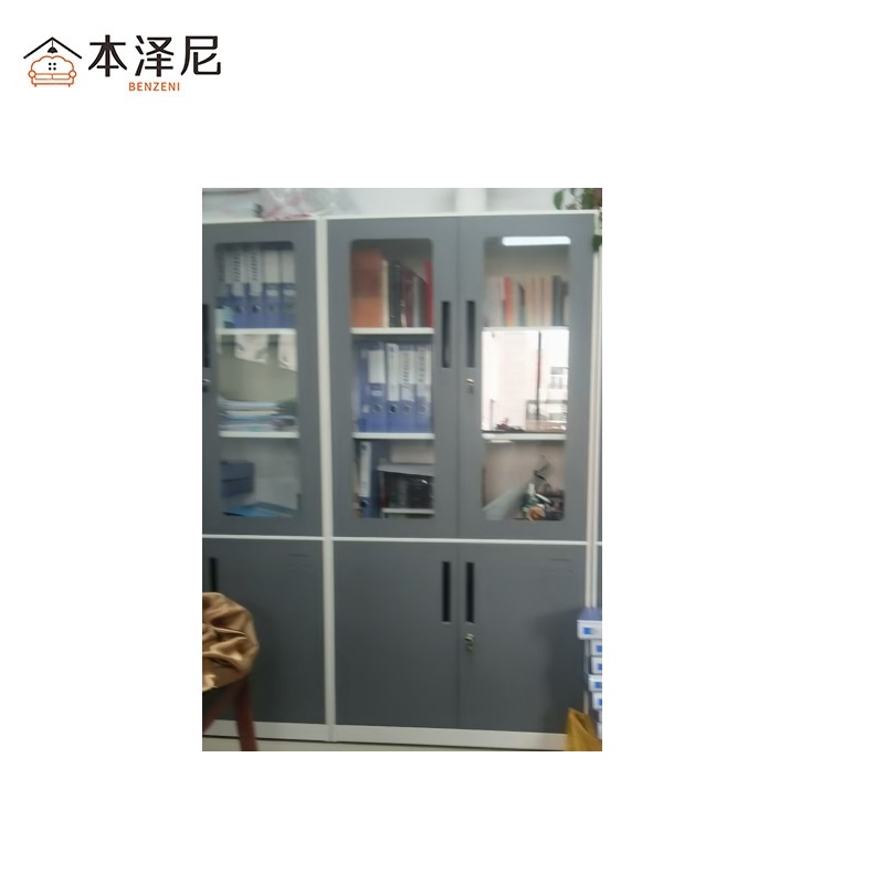 本泽尼 钢制柜 办公柜 HTZ-G9418H 9000*400*1800mm 组高清大图