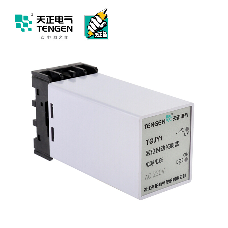 天正电气 TGJY1 1NO+1NC 220VAC 继电器输出 03040190001 监测继电器