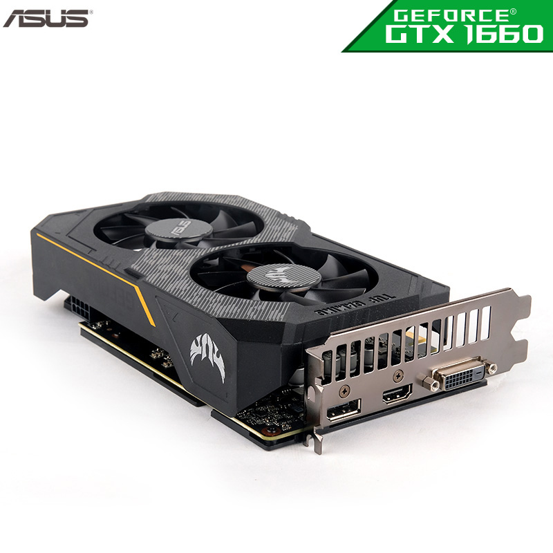 asus 华硕 TUF/雪豹 GTX1660 /1660 SUPER 全新台式机电脑主机专业独显6G电竞游戏吃鸡mini小机箱独显