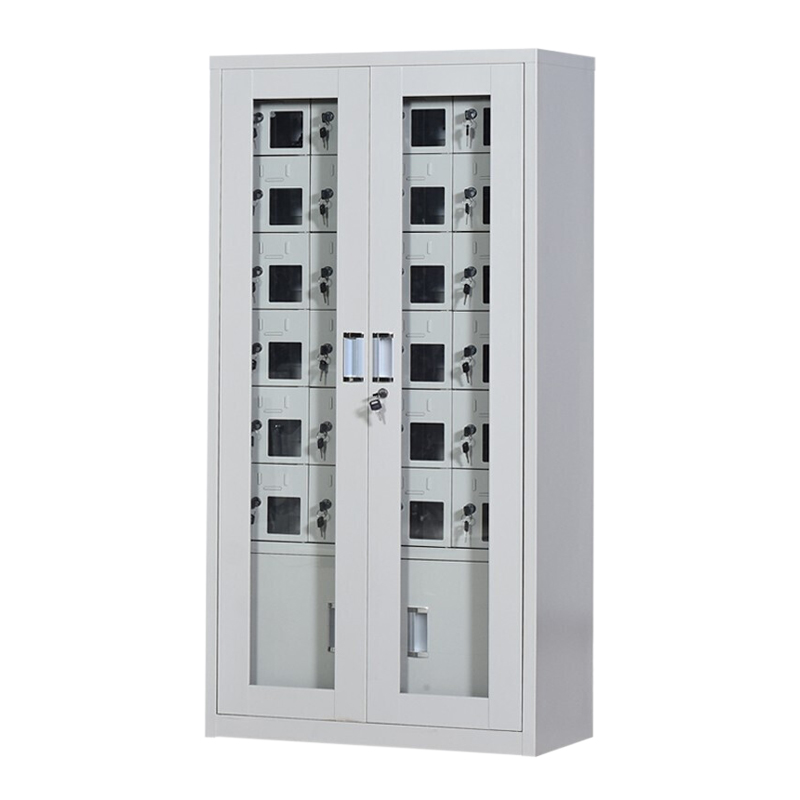 汉诺鑫威USB手机存放柜会议室手机柜对讲机柜寄存柜手机柜24门手机存放柜高清大图