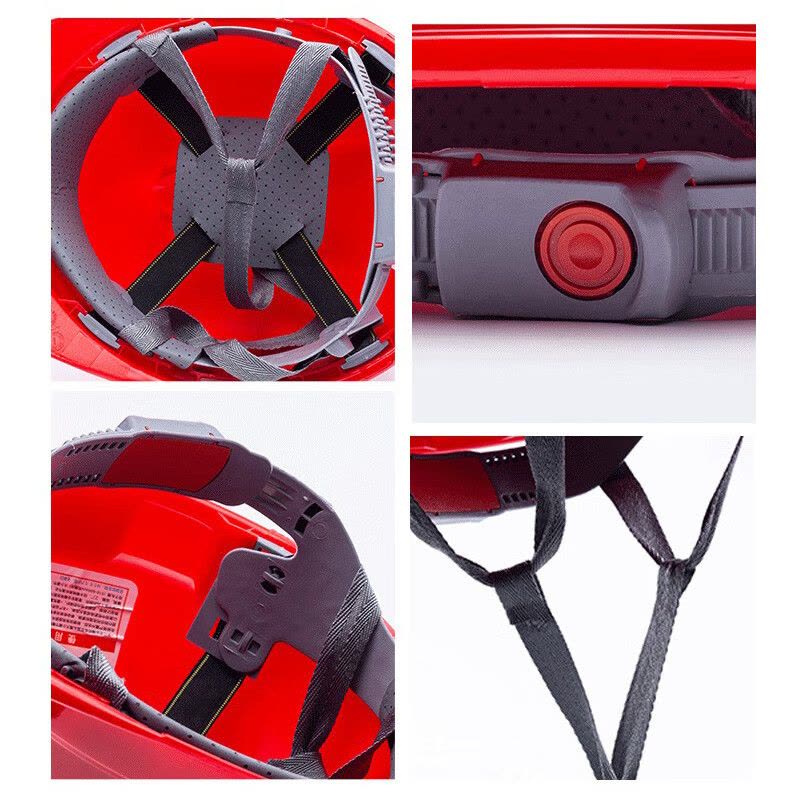 诺瑞斯安 ABS安全帽 新国标防砸抗冲击大V型工地施工建筑工程 国标V型N2 5个起订图片