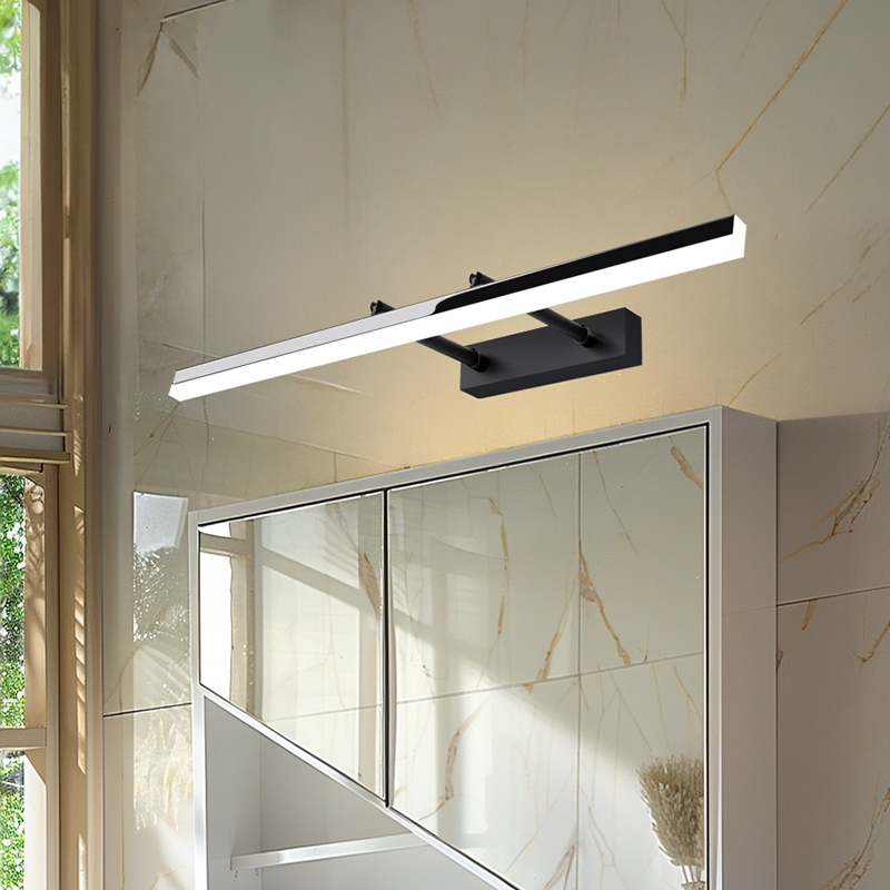 阿斯卡利ascari镜前灯卫生间led免打孔浴室镜柜专用卫浴可变光镜灯