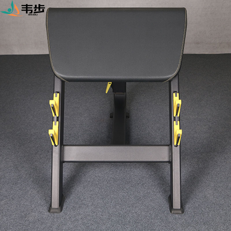 韦步EM1047商用哑铃杠铃曲臂练习牧师凳手臂弯举肱二头肌训练架高清大图