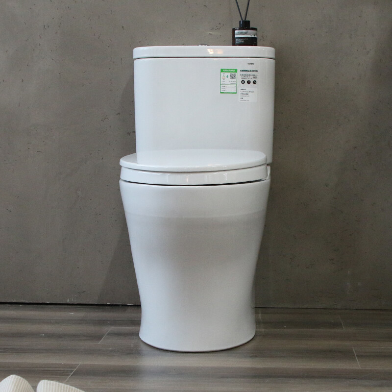 toto卫浴新升级马桶智洁无棱内壁新超漩冲落式冲洗防臭节水家用坐便器