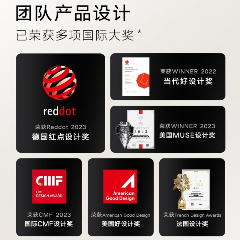 OOU! 厨具厨房刀具套装 升级台挂两用 德国材质抗菌家用切菜刀剪刀带磨刀器7件套高清大图