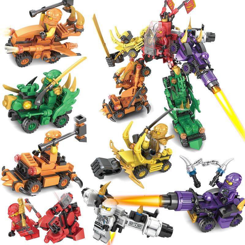 儿童乐高积木奥特曼玩具机器人男孩变形金刚恐龙拼装12岁