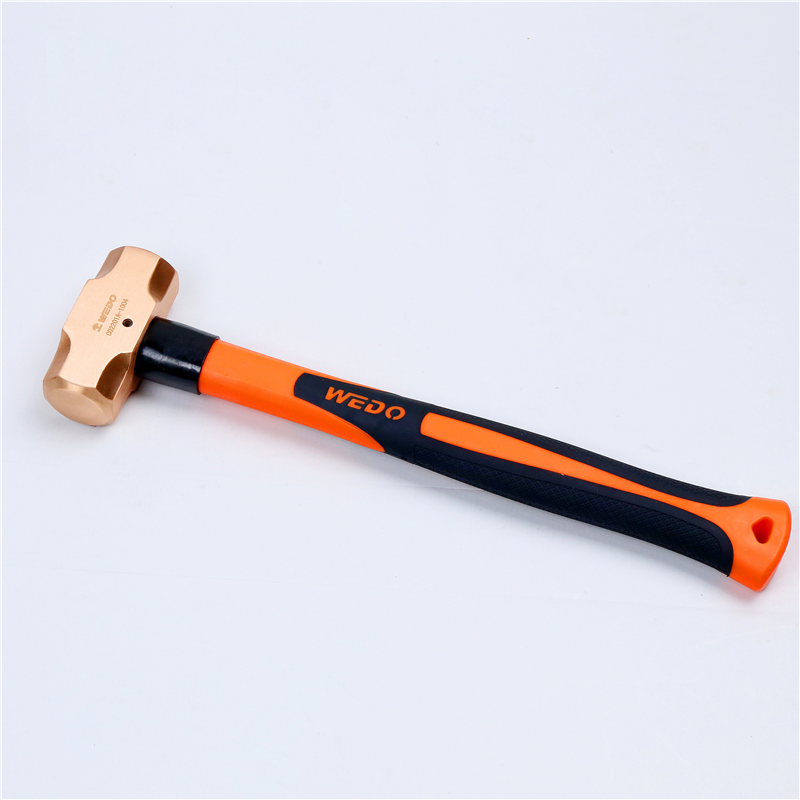 WEDO维度品牌 防爆工具 紫铜 紫铜塑柄/木柄八角锤 石工锤 铜锤 CO2201A/CO2201B 塑柄20lb