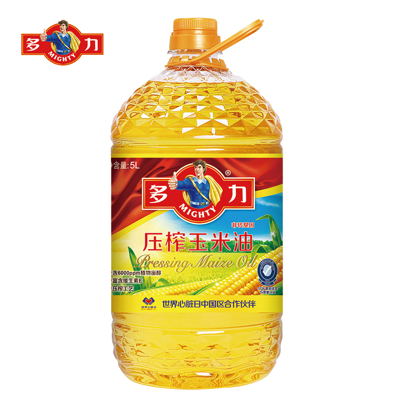 多力压榨玉米油5L 食用油