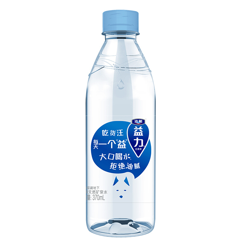 达能益力矿泉水 370ml*24瓶/箱