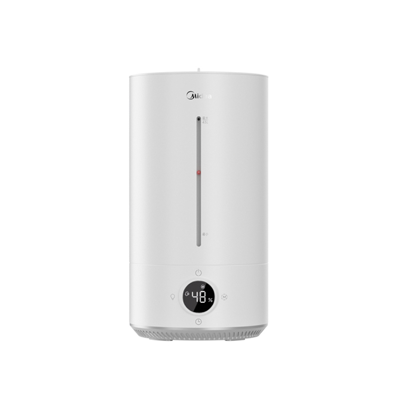 美的加湿器 S-UV98K智能抑菌净化超声波加湿器4.5L水箱超声波上加水4档30㎡适用面积一体式水箱高清大图
