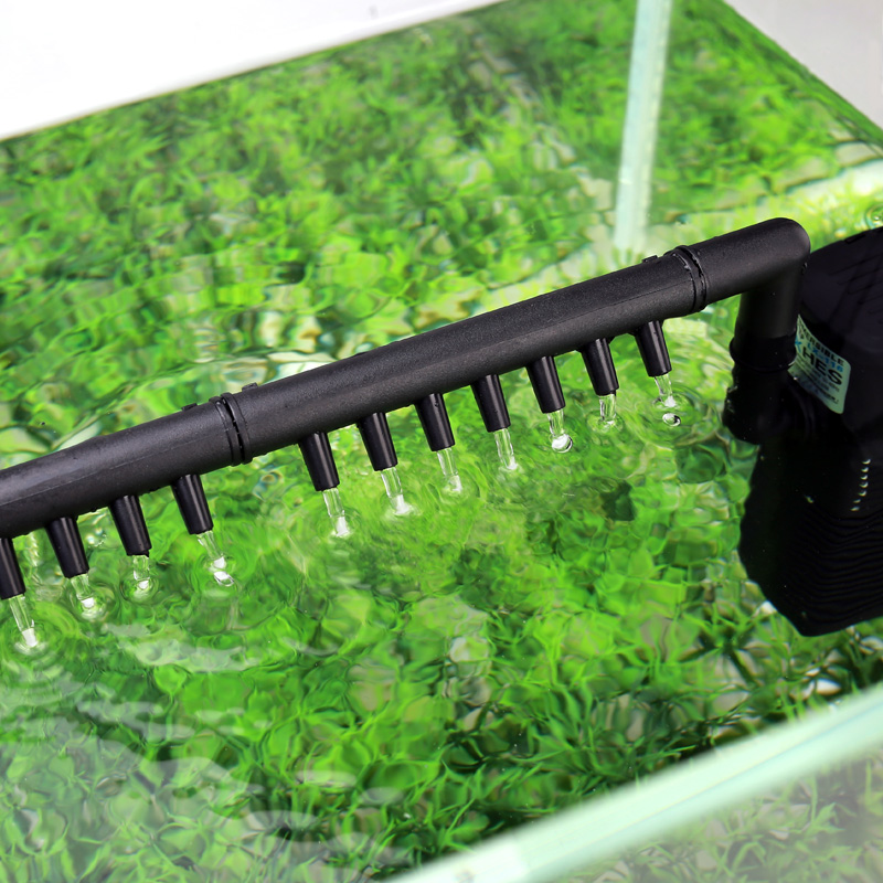 鱼缸过滤器雨淋式三合一净水内置过滤器水族箱用养鱼增氧气泵高清大图