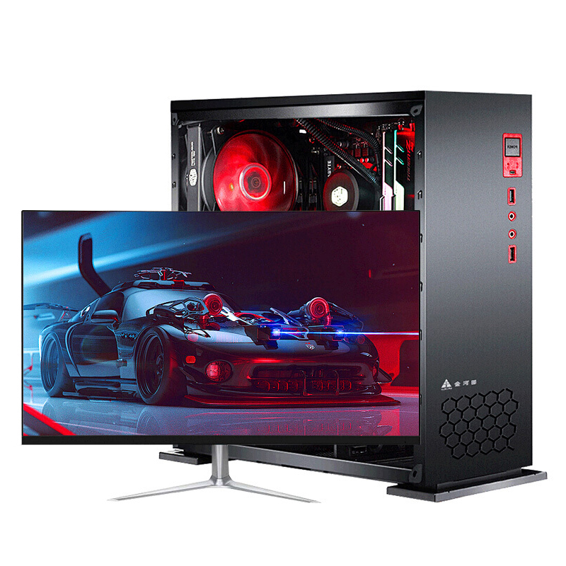 台式组装电脑主机diy组装机主机电脑主机显示器