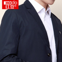 HODO红豆男装 西服男单西 春秋款男休闲服男外套男平驳领纯色西服