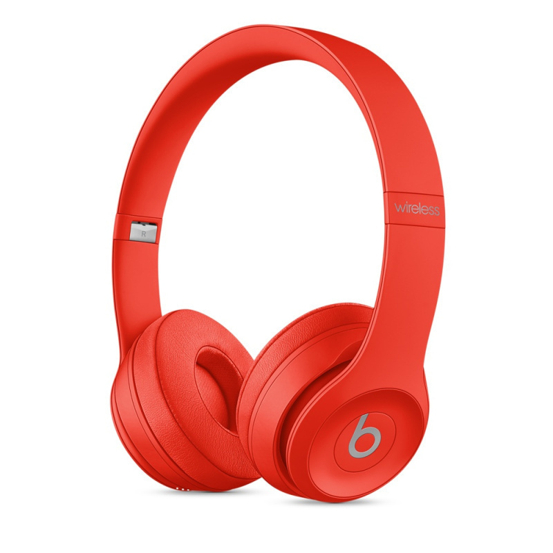 [潮流出街单品]Beats Solo3 Wireless 头戴式无线蓝牙耳机音乐耳机 通用 红色