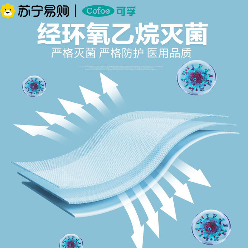 可孚n95口罩官方正品医用医疗级别防护口罩一次性四层3d立体1428高清大图