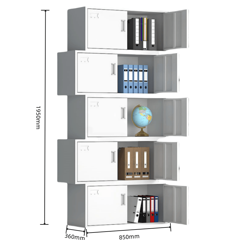鑫木樽文件柜分五节台高清大图