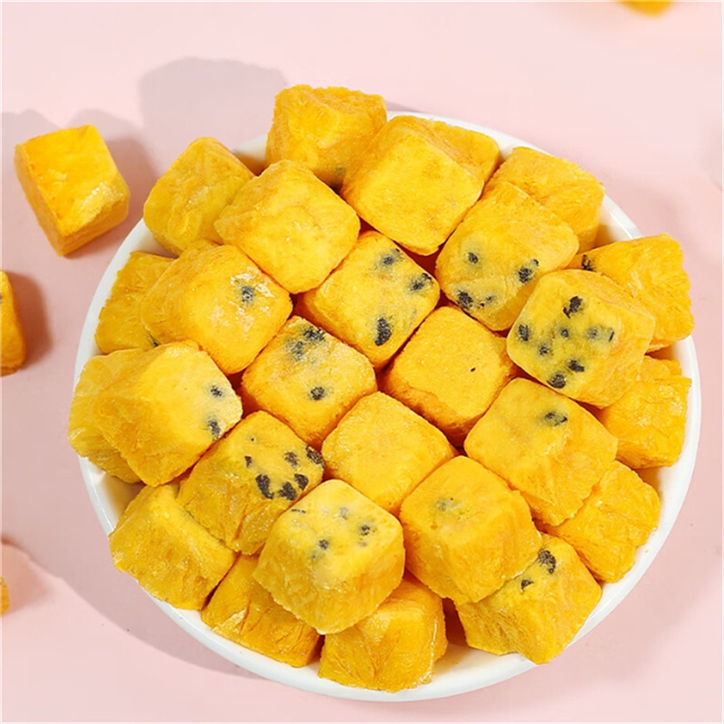 冻干百香果干水果茶冷泡茶百香果块冲泡可搭柠檬金桔茶柠檬片泡水高清大图