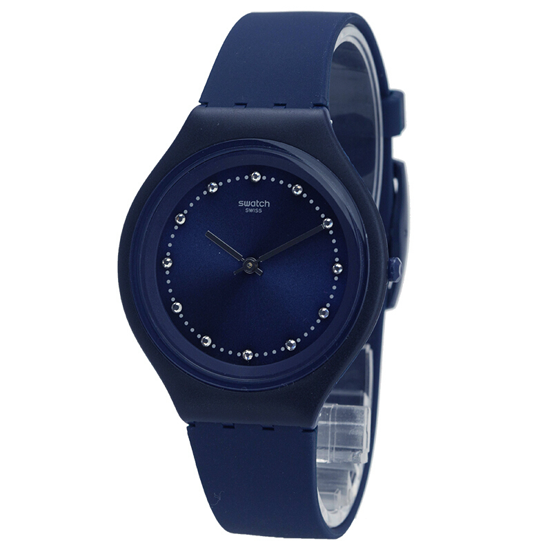 斯沃琪(Swatch)瑞士手表 Skin超薄系列火花 休闲男女石英男女表SVUN100