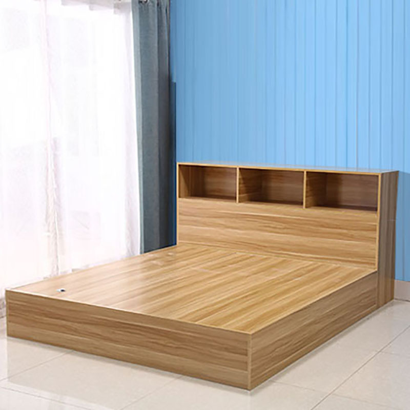 汉诺鑫威板式床 汉诺鑫威现代简约板式床1.5榻榻米床1.8米双人床高箱