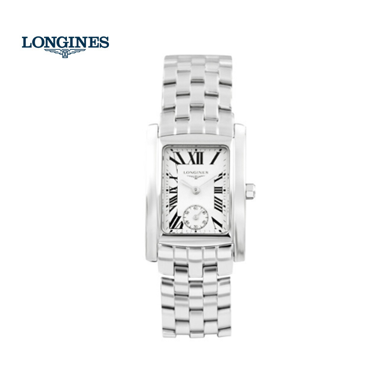 浪琴 LONGINES 黛绰维纳系列石英女表 瑞士品牌女士石英表女 L5.502.4.71.6