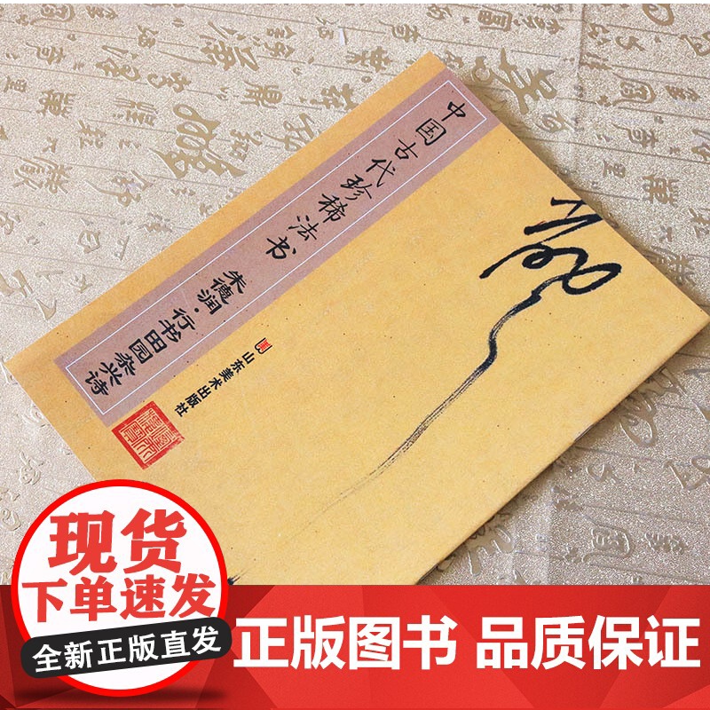 正版 中国古代法书—朱德润 行书田园杂兴诗 彭兴林 行书法帖 碑帖法帖临摹艺术书籍 山东美术出版社高清大图