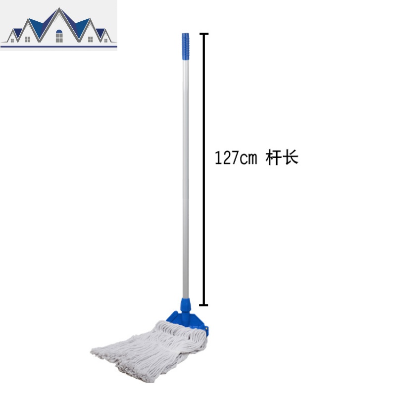 拖把家用木地板蜡拖地拖棉线墩布拖布可拆洗蜡拖头拖把 三维工匠高清大图