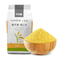 珍佰粮 黄小米1kg×2袋 查干湖4斤袋装组合小米 东北查干湖原产 五谷杂粮 小米清粥
