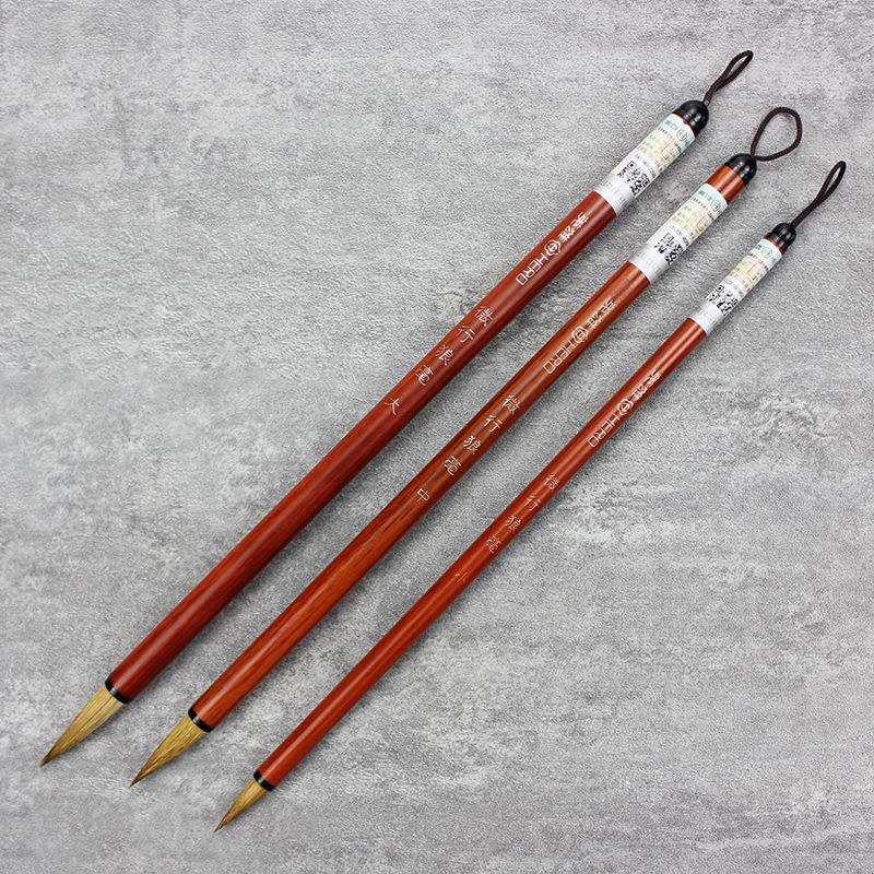 英雄（HERO）毛笔 6616学生毛笔单支装 文房四宝书法导师 微行狼毫图片