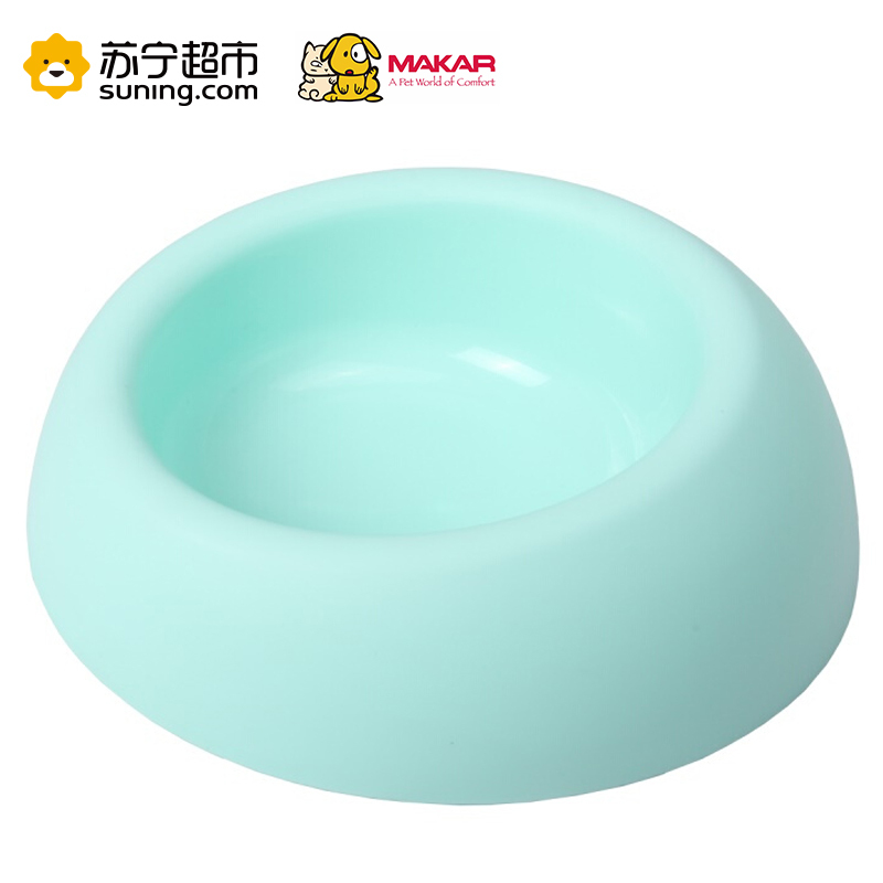 美卡(makar)宠物碗花卷碗加厚可爱狗碗猫碗泰迪贵宾比熊博碗防滑狗盆