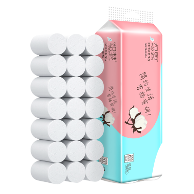 织梦 卫生纸家用原生木浆无芯卷纸 五层加厚12卷*1提（共12卷） 整提实惠装擦手纸厕纸巾 母婴可用