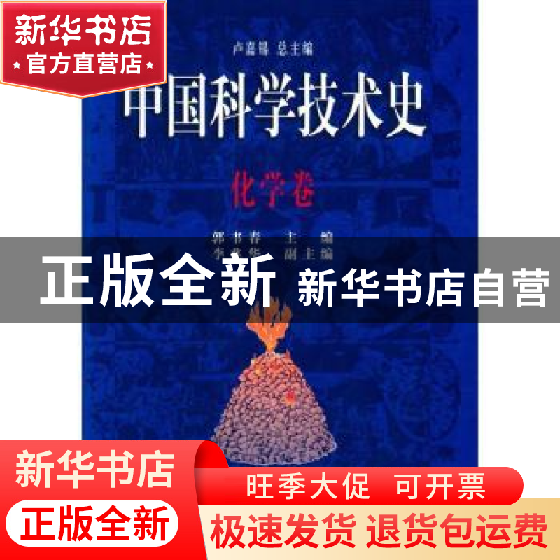正版 中国科学技术史:化学卷 卢嘉锡总主编 科学出版社 978703006高清大图