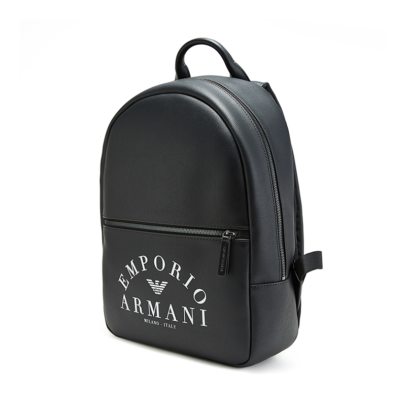 EMPORIO ARMANI 阿玛尼 男士logo字母印花时尚双肩包