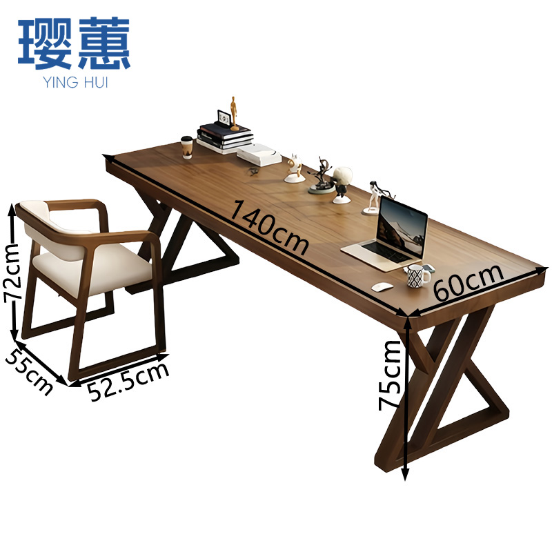 璎蕙 书 桌 1.2米+一椅 套高清大图