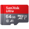 [免邮]闪迪(SanDisk)TF卡 64GB手机存储内存卡CLASS 10读100MB/s记录仪监控存储卡