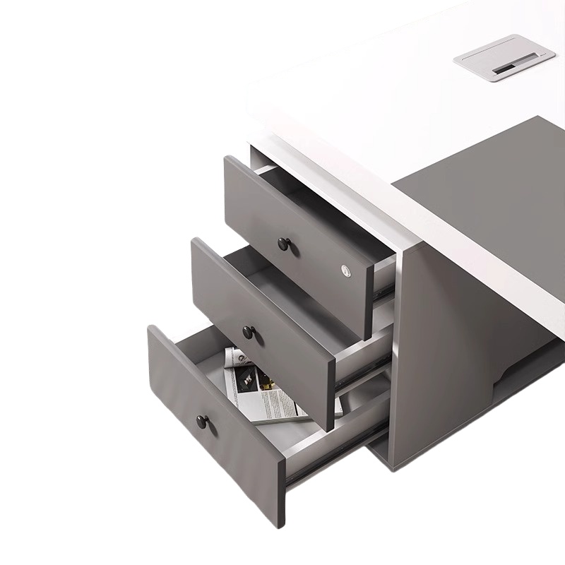 桃锦堂老板桌2.2m张高清大图