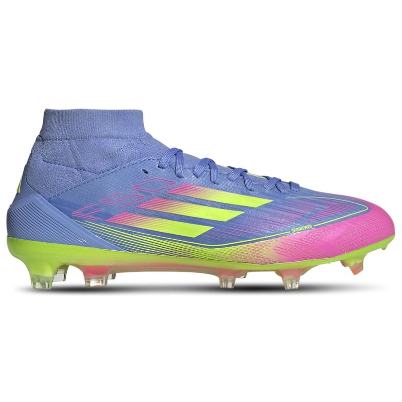 阿迪达斯(adidas)女款疾速足球鞋轻便透气专业级碎钉中帮FG运动比 Blue_Fusion/Lucid_Lemon/Lucid_ 39
