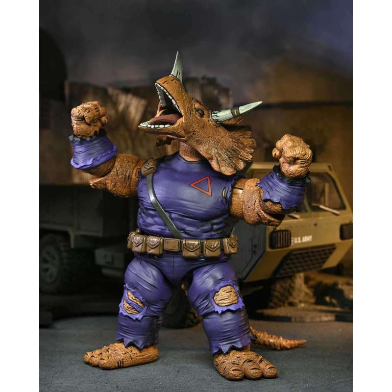 1/12 忍者神龟 mirage漫画版 三角龙佐格 20cm可动人偶