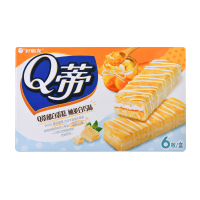 好丽友(Orion) 糕点 Q蒂郁白蛋糕 (柚见白巧味)168g/盒 6枚(蛋糕礼盒)