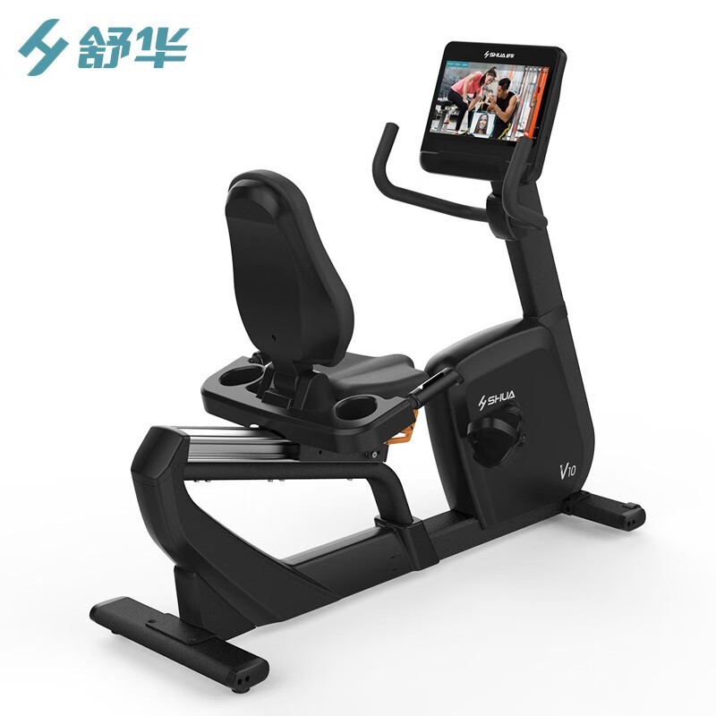 舒华(SHUA)商用高端卧式健身车B9100R室内运动健身器材V10系列 B9100R【彩屏版】