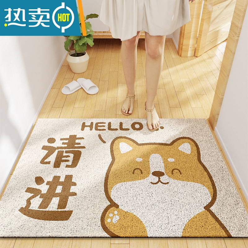 敬平脚垫门垫进门家用进户门地毯垫卡通室外防滑垫玄关垫子入户门地垫高清大图