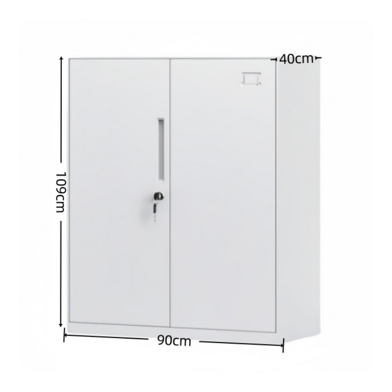 攸形铁门矮柜109*90*40cm台高清大图