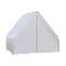 劲脉 三角遮阳帐篷 围布-3*3*3M 顶